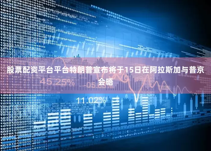 股票配资平台平台特朗普宣布将于15日在阿拉斯加与普京会晤