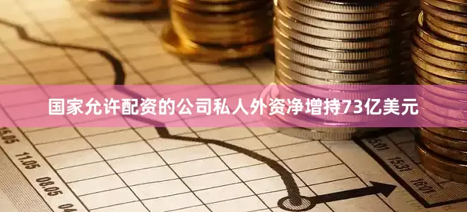 国家允许配资的公司私人外资净增持73亿美元